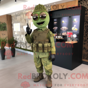 Olive Commando máscara de...