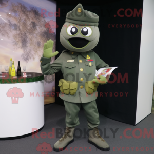 Olive Commando máscara de...