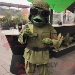 Olive Commando máscara de...
