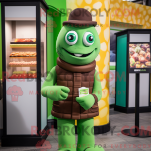 Limegrøn chokoladebar...