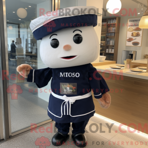 Maskotdraktfigura Navy Miso...
