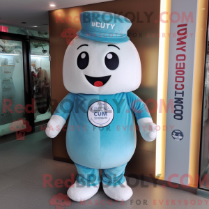 Cyan Dim Sum maskot kostume...