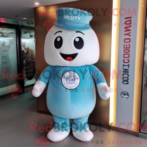 Postava maskota Cyan Dim...