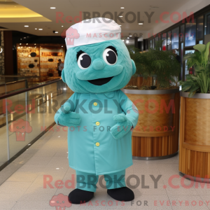 Cyan Dim Sum maskot kostume...