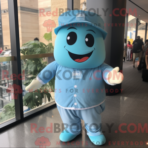 Cyan Dim Sum maskot kostume...