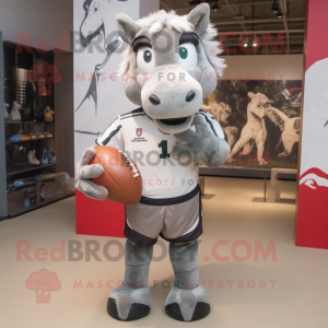 Gray Mare mascotte kostuum...