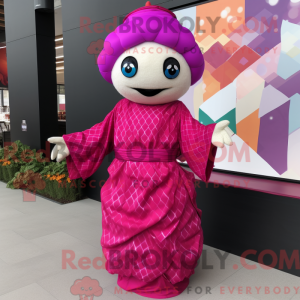 Magenta Dim Sum mascot...