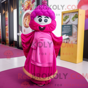 Postava maskota Magenta Dim...