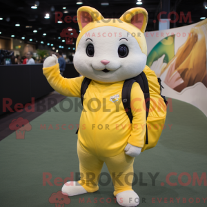 Yellow Chinchilla mascot...