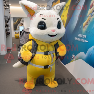 Yellow Chinchilla mascot...