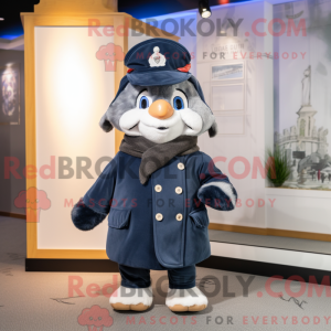 Navy Aglet mascot costume...