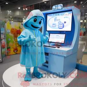 Disfraz de mascota Sky Blue...