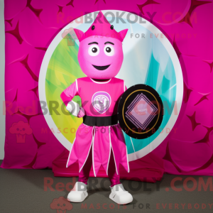 Magenta Celtic Shield...