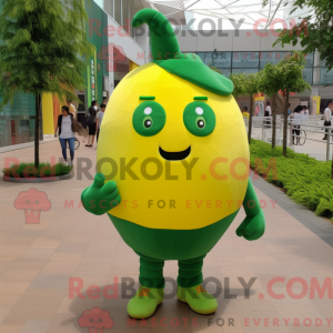 Forest Green Lemon mascot...