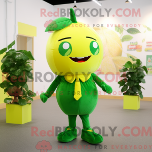 Forest Green Lemon mascot...
