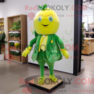 Forest Green Lemon mascot...