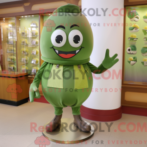 Olive Candy Box mascot...