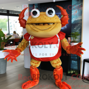 Crab Cakes mascot costume...