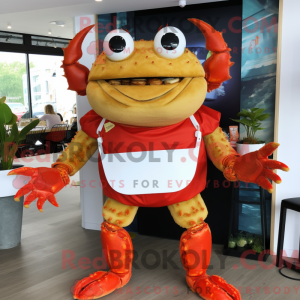 Crab Cakes maskot kostume...