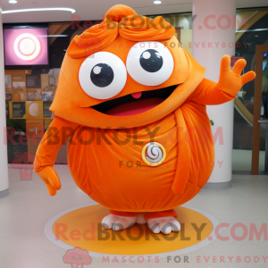 Orange Cyclops mascot...