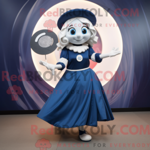 Navy Plate Spinner maskot...