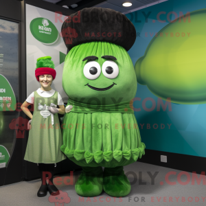Maskotdraktfigurat Green...