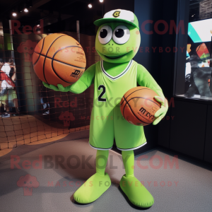 Lime Green Basketball Ball...