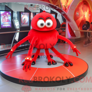 Red Spider mascot costume...
