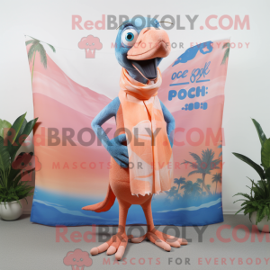 Peach Dimorphodon mascot...