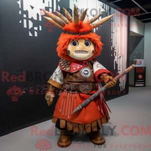 Rust Samurai maskot drakt...