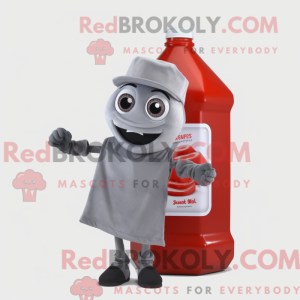 Graue Flasche Ketchup...