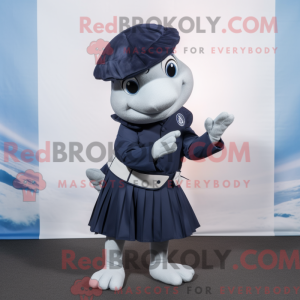 Navy Sea Turtle mascot...