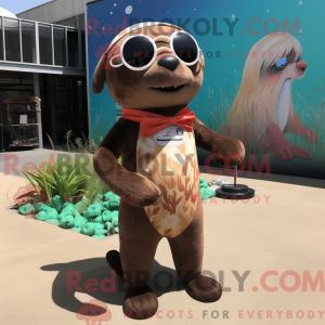 Rust Seal maskot draktfigur...