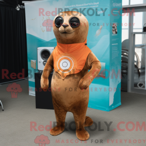 Rust Seal maskot kostume...