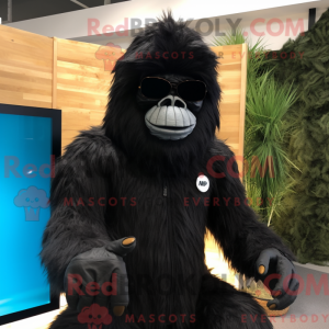 Sort Sasquatch maskot...
