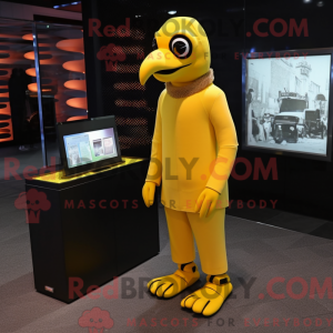 Yellow Penguin mascot...