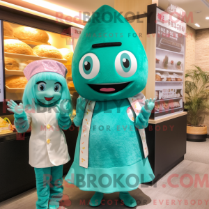 Turquoise Sushi mascot...