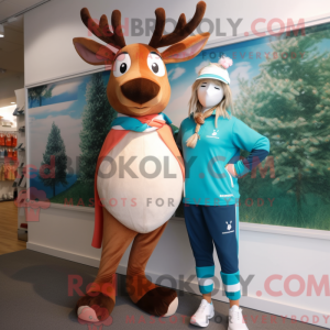 Elk mascot costume...