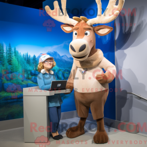 Elk mascot costume...