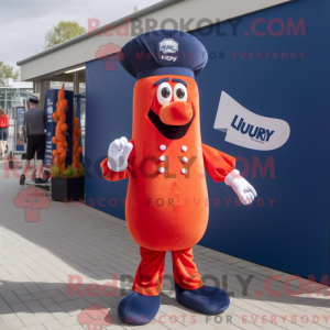 Navy Currywurst mascot...