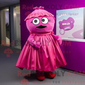 Postava maskota Magenta Pho...