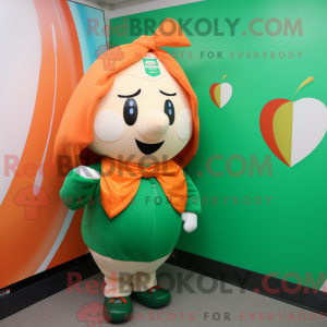 Peach Irish Flag mascot...