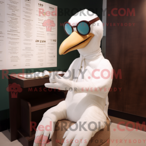 White Dodo Bird mascot...