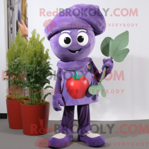 Lavendelblomme maskot...