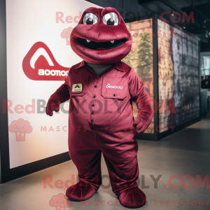 Maroon Anaconda maskot...