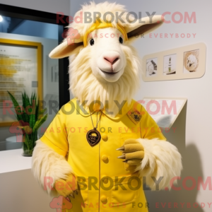 Lemon Yellow Angora Goat...