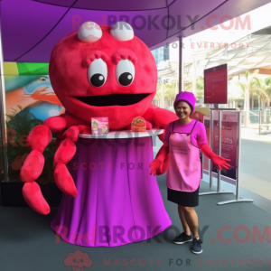 Magenta Crab Cakes mascot...