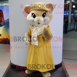 Gold Dormouse mascot...