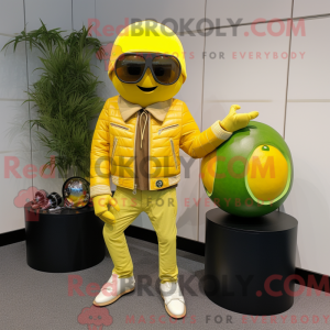 Zitronengelbe Melone...
