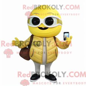 Lemon Yellow Melon mascot...